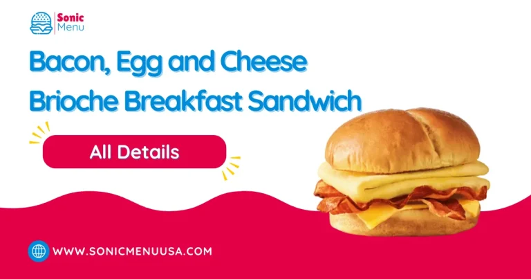 Bacon, Egg and Cheese Brioche Breakfast Sandwich