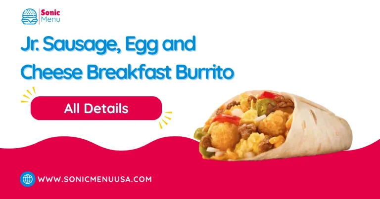 Jr. Sausage, Egg and Cheese Breakfast Burrito