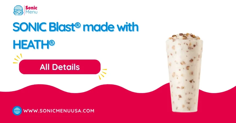 SONIC Blast® made with HEATH® 6 SONIC Blast® made with HEATH®